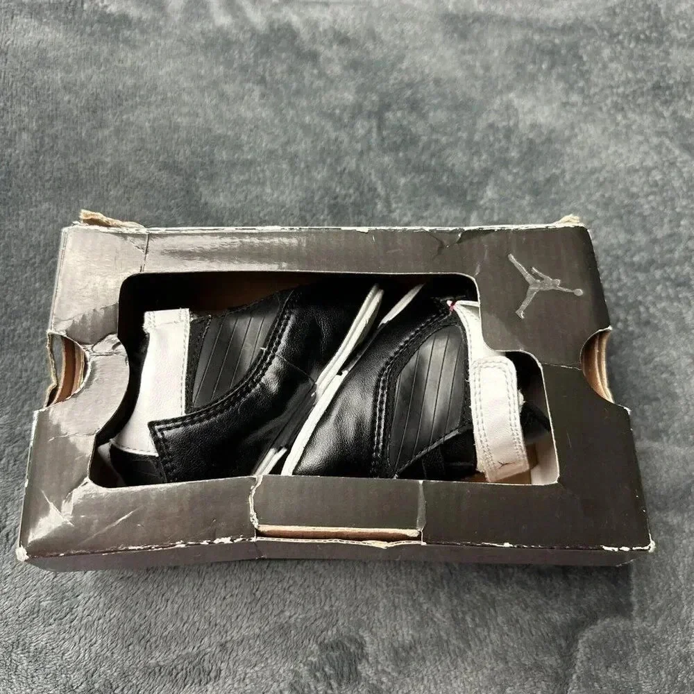 NEW! NIKE AIR JORDAN 2009 (CB) Black/Red-White TODDLERS SIZE 3C (343605 …